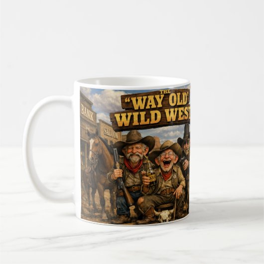 Cowboys from the Old Wild West コーヒーマグカップ (左)