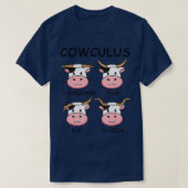Cowculus Math Lovers Funny Cow Calculus Math Teach Tシャツ (デザイン正面)