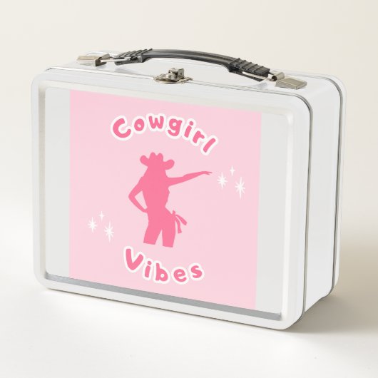 Cowgirl メタルランチボックス (正面)