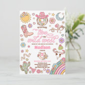 Cowgirl 2nd Birthday Welcome Two The Wild West  招待状 (スタンド正面)