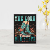 Cowgirl Bible Scripture Verse Western Jesus For Wo カード (黄色い花)