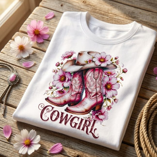 Cowgirl Birthday Girls Night Out Western Bachelore Tシャツ