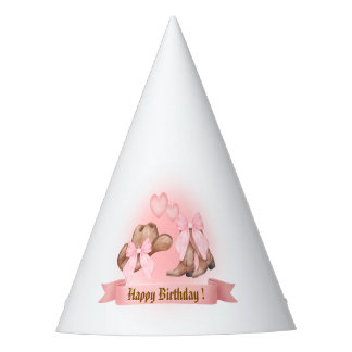 Cowgirl Birthday Paper Hats パーティーハット