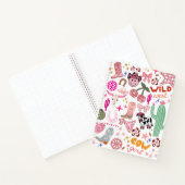 Cowgirl Blank Hardcover Spiral Notebook ノートブック (内部)