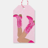Cowgirl Boots Custom Personalized ギフトタグ (裏面)