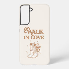 Cowgirl Boots Western walk in love Samsung Galaxy S22+ケース