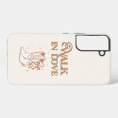 Cowgirl Boots Western walk in love Samsung Galaxyケース (裏面横)