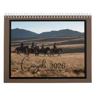 Cowgirl calendar カレンダー
