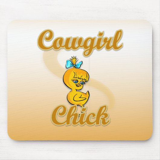 Cowgirl Chick マウスパッド (正面)