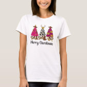 Cowgirl Christmas Trees Merry Christmas  Tシャツ (正面)