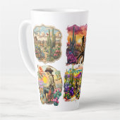 Cowgirl coffee  カフェラテマグ (左アングル)