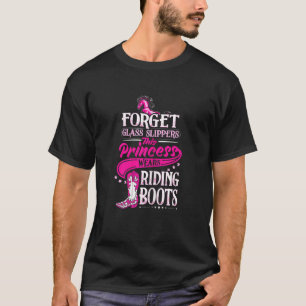 Cowgirl Funny Cowgirl Riding Boots Cowgirls Tシャツ