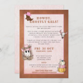 Cowgirl Halloween Party Invitation 招待状 (正面/裏面)