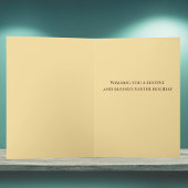 Cowgirl Leopard Print Teal Brown Bunnies  Easter  カード