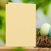 Cowgirl Leopard Print Teal Brown Bunnies  Easter  カード