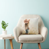 Cowgirl Nursery Pillow – Western Farm Decor クッション (椅子)