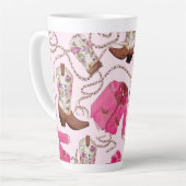 cowgirl pattern style カフェラテマグ (左アングル)
