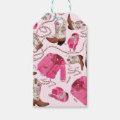 cowgirl pattern style ギフトタグ (正面)