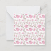 cowgirl pattern style ノートカード (裏面)