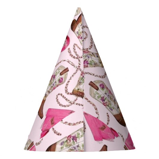 cowgirl pattern style パーティーハット (裏面)