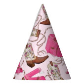 cowgirl pattern style パーティーハット (左)