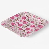 cowgirl pattern style ペーパープレート (傾斜あり)