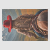 Cowgirl riding into the sunset, Cowboy hat v10 薄葉紙 (正面)