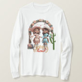 “Cowgirl Wedding Celebration Tシャツ (デザイン正面)