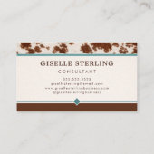 Cowgirl Western 名刺 (裏面)