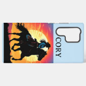 COWGRL SAMSUNG Phone Case Galaxyケース (裏面横)