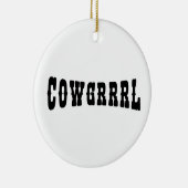 COWGRRRL セラミックオーナメント (右)