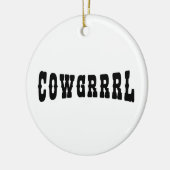 COWGRRRL セラミックオーナメント (左)