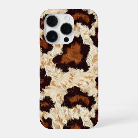Cowhide iPhoneケース iPhone 16 Proケース (裏面)