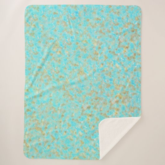 Cowhide Sky シェルパブランケット (正面)