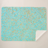 Cowhide Sky シェルパブランケット (正面(横))