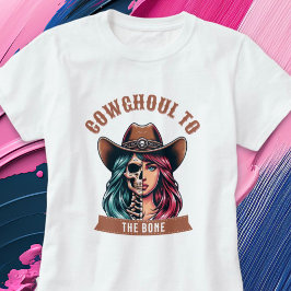 Cowhuoul to the Bone Westernハロウィンシャツ Tシャツ