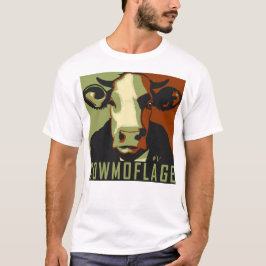 Cowmoflage Fun Pop Art Inspired Cow Tshirt Tシャツ