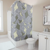 Cownoseのアカエイの海パターン シャワーカーテン (インサイチュ)