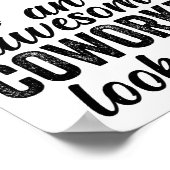 Coworker Birthday Employee Farewell Goodbye Going  ポスター (角)