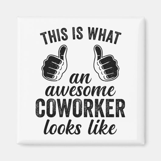 Coworker Birthday Employee Farewell Goodbye Going  マグネット (正面)