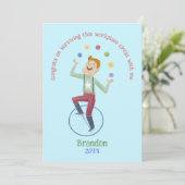 Coworker funny sarcastic circus juggler custom シーズンカード (スタンド正面)