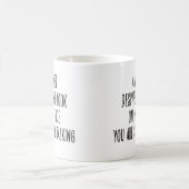 Coworker Funny Stop Talking Sarcastic Saying コーヒーマグカップ (中央)