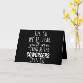 Coworker Goodbye | Coworker Moving | Leaving Gift カード (黄色い花)