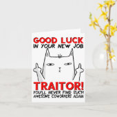 Coworker Leaving, Quitting Going Away, Job Change, カード (黄色い花)