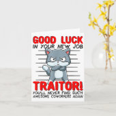 Coworker Leaving, Quitting Going Away, Job Change; カード (黄色い花)