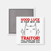 Coworker Leaving, Quitting Going Away, Job Change, マグネット (正面/裏面)