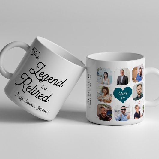 Coworker photos retirement  コーヒーマグカップ