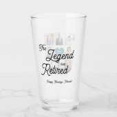 Coworker photos retirement  タンブラーグラス (正面)