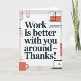 Coworker Thank You Card カード