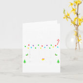 Coworkers Are Like Christmas Lights For Teacher St カード (黄色い花)